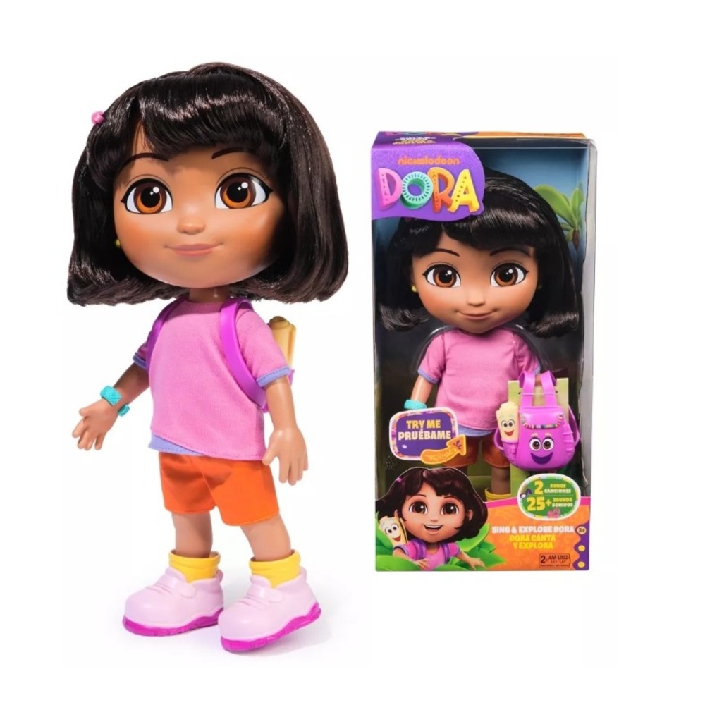 Nickelodeon Dora the Explorer Sing & Explore 12 Inch Fashion Doll with Backpack